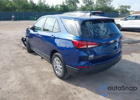 2022 Chevrolet Equinox Fwd Ls из США, поврежденный, VIN 2GNAXHEV9N6108691